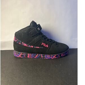Womens Fila Vulc Marble Black Pink Size 10